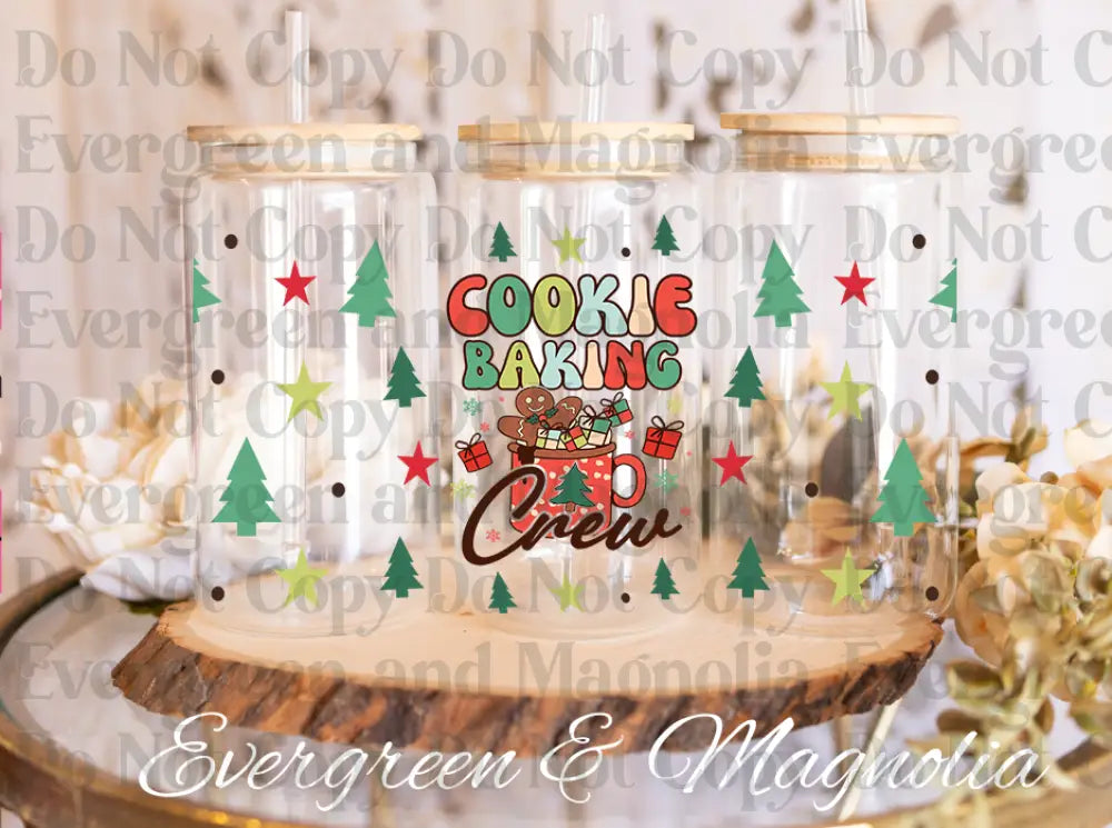 108-Cookie baking crew-Merry Christmas cakes