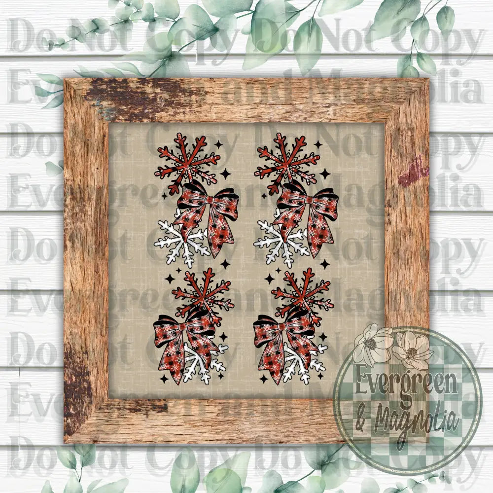 Christmas Plaid Bows