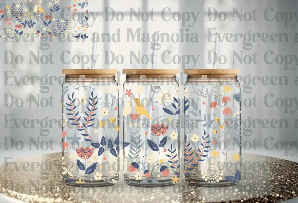 Birds & Flowers