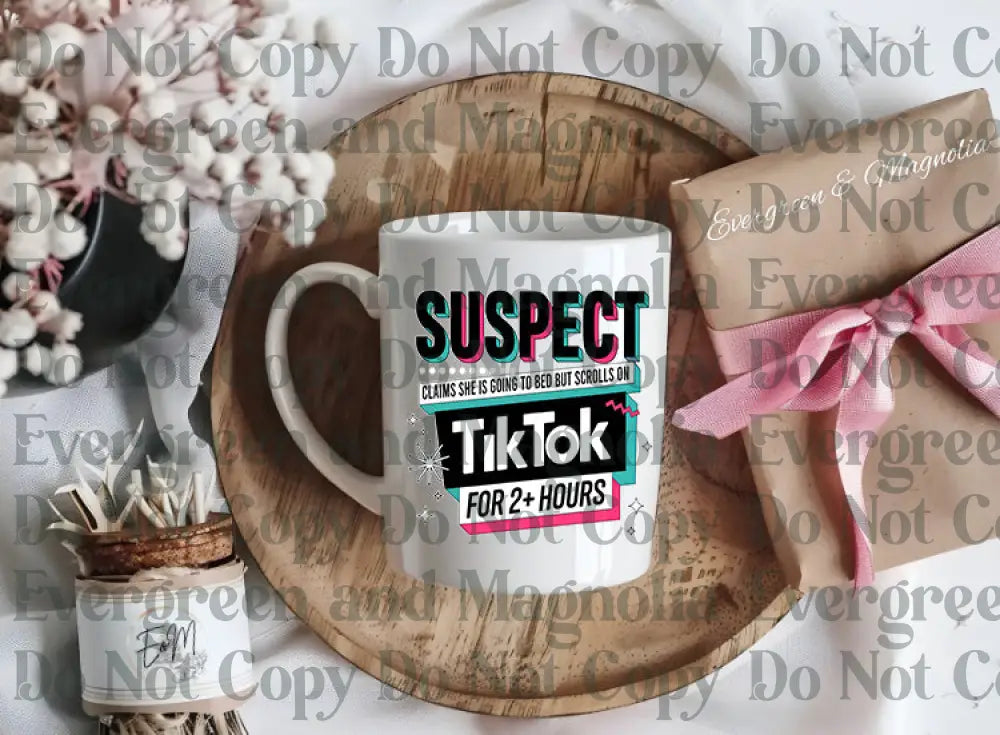 Suspect Tiktok Decal