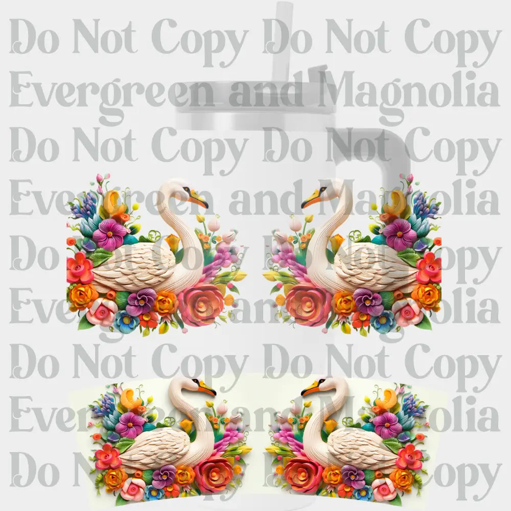 3D Swans