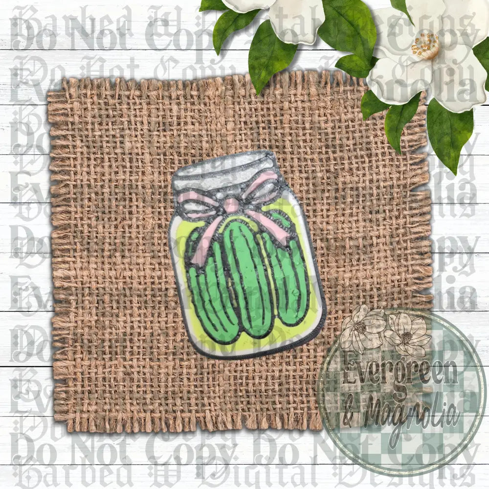 Pickle Jar Charm