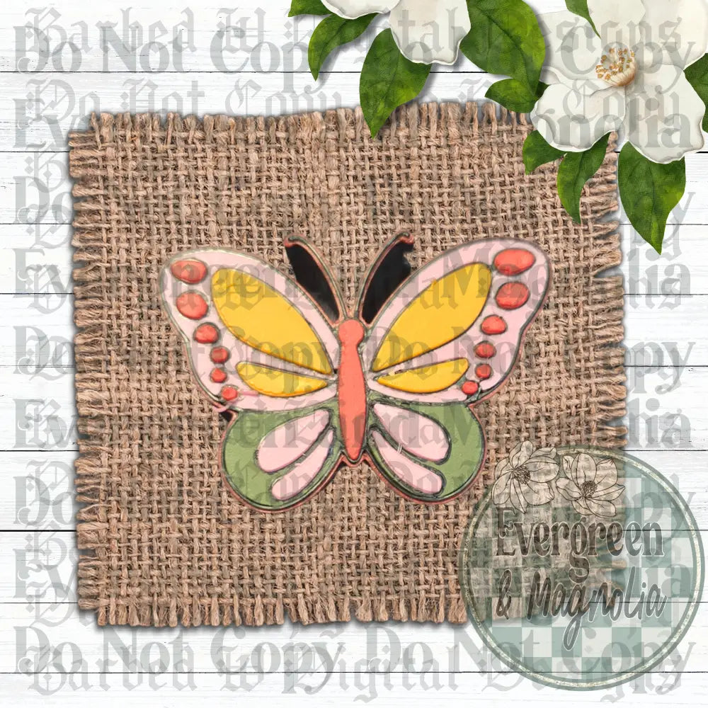 Colorful Butterfly Charm