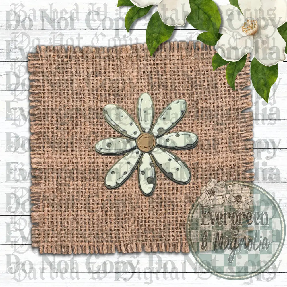Polka Dot Flower Charm