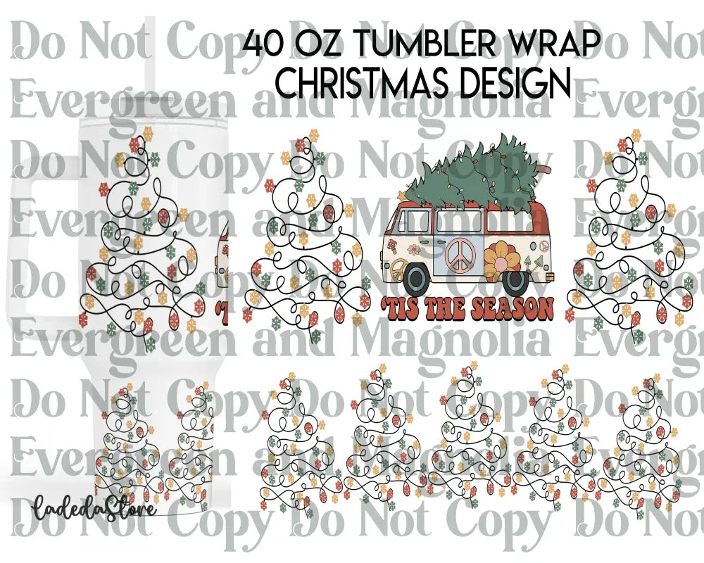 Tis the season retro Van