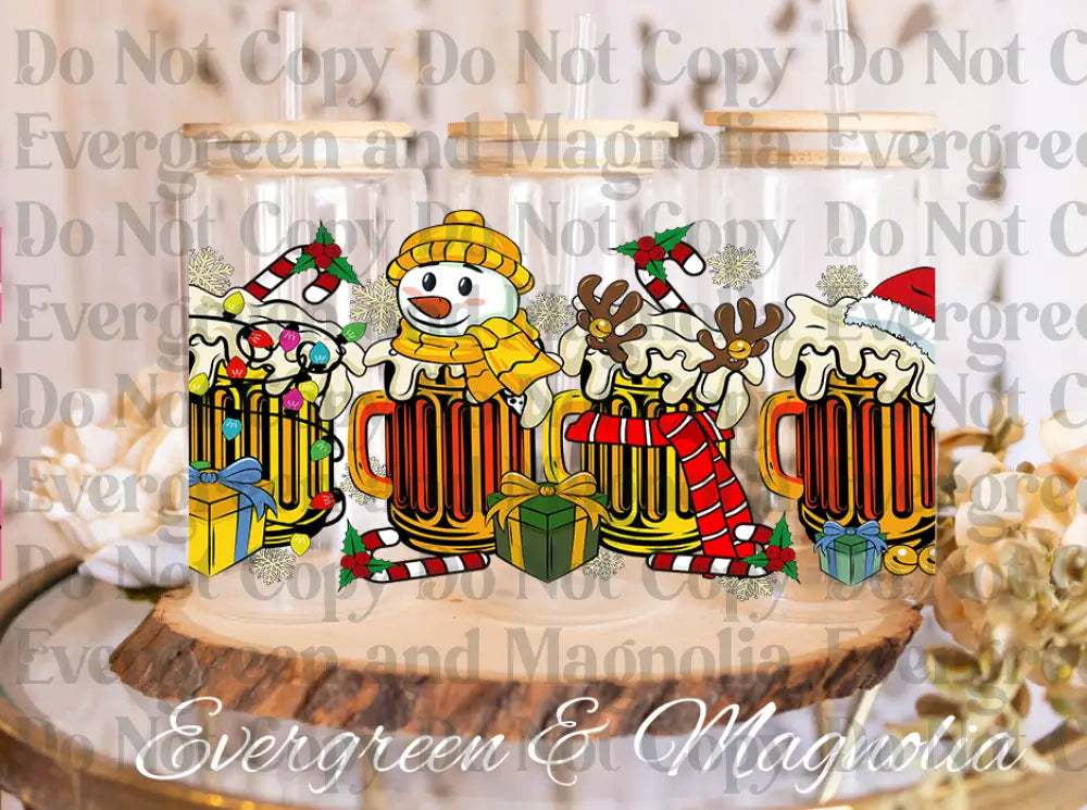 44-Funny Beer For Christmas-Snowman Christmas
