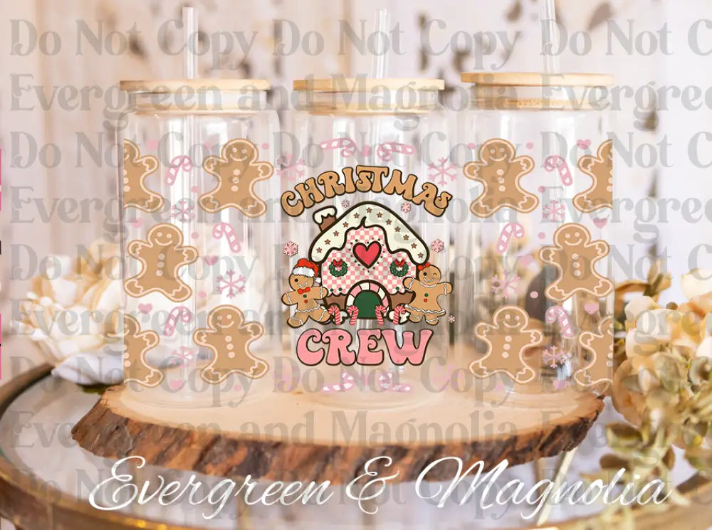 45-Gingerbread Christmas Crew Cookie