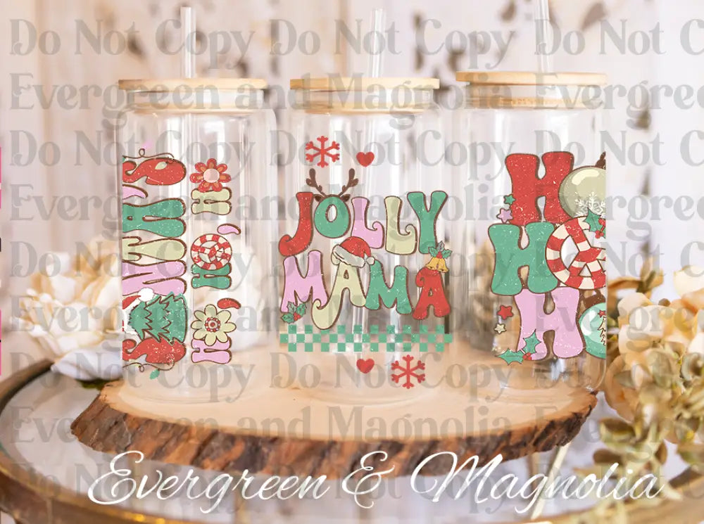 50-Jolly Mama Christmas-Christmas Retro-Santa Christmas Vibes