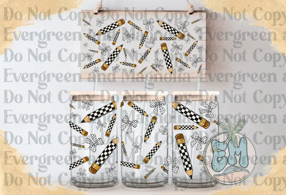 Checkered Pencils