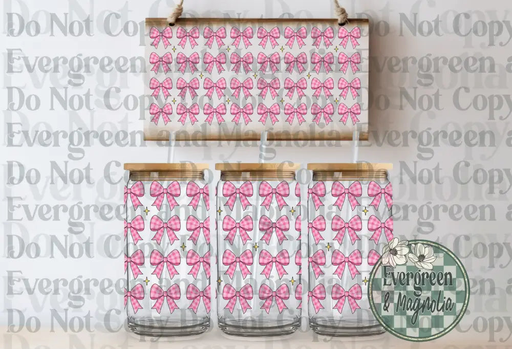 Pink coquette bows