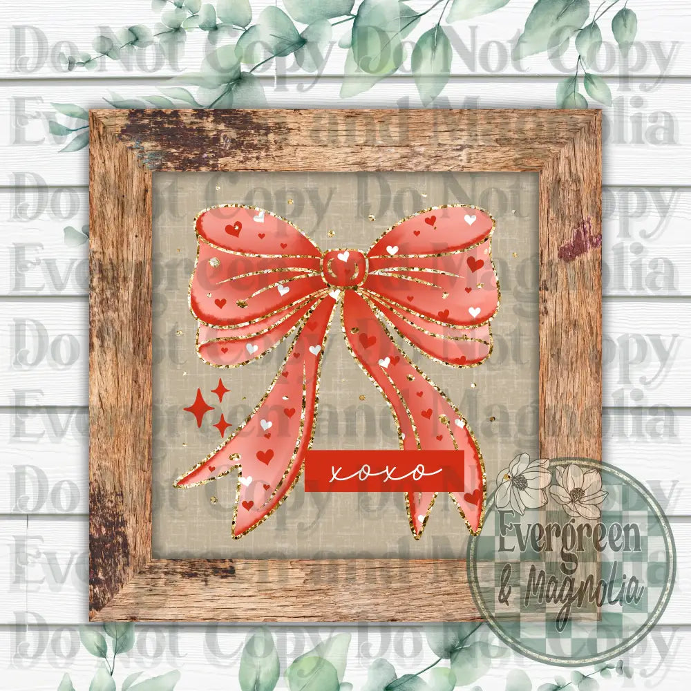XOXO Bow