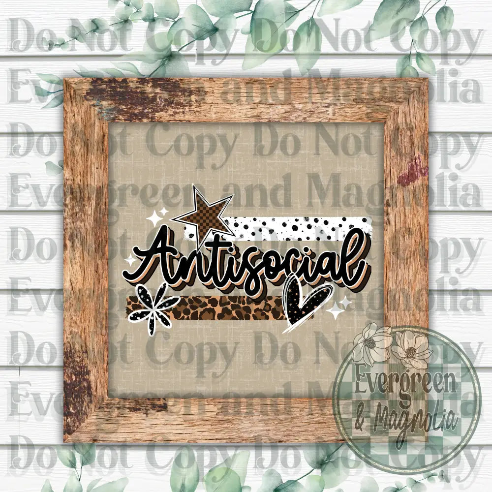 Antisocial (white)