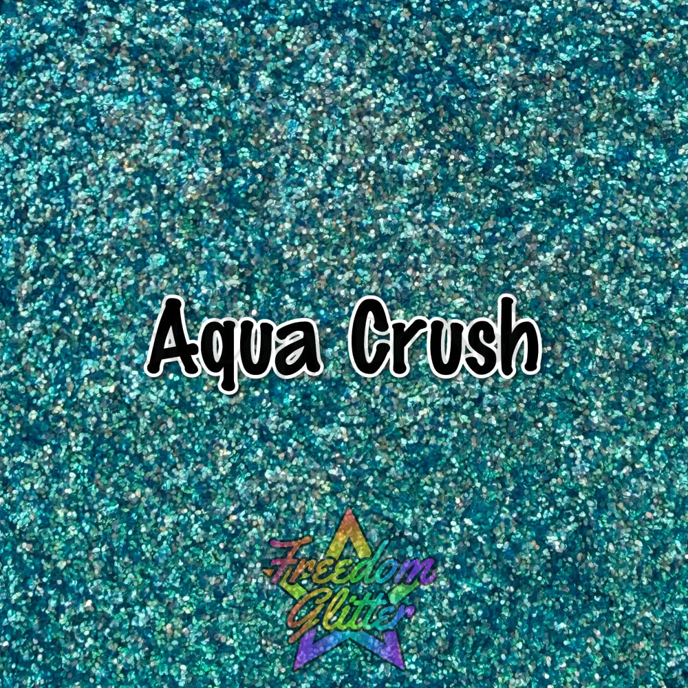 Aqua Crush (High Sparkle Iridescent Glitter)