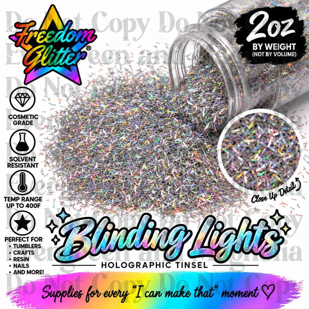 Blinding Lights (Holographic Tinsel Glitter)
