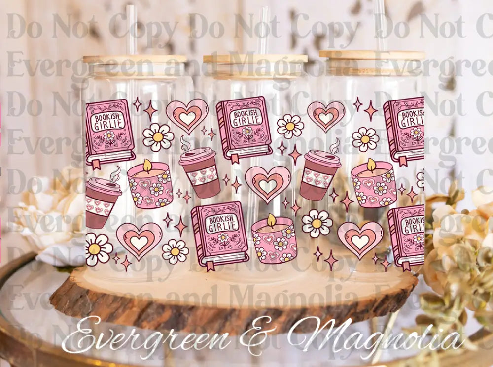 Bookishpink UV DTF print