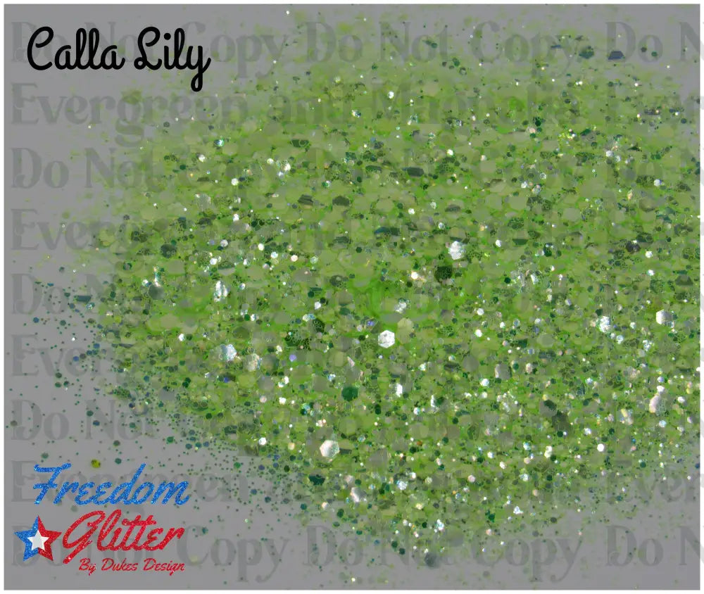 Calla Lily (Iridescent Glitter)