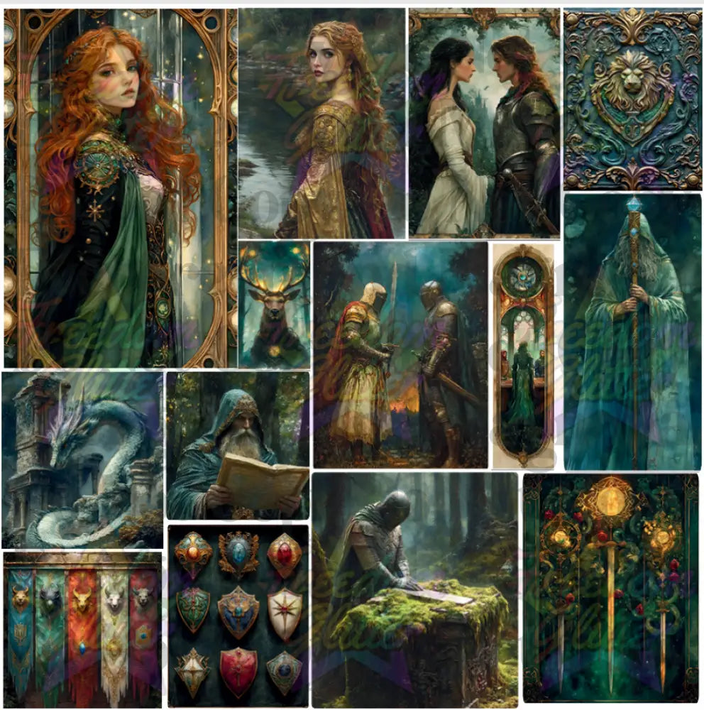 Mixed Image Sheet - Camelot (Printed Vinyl)