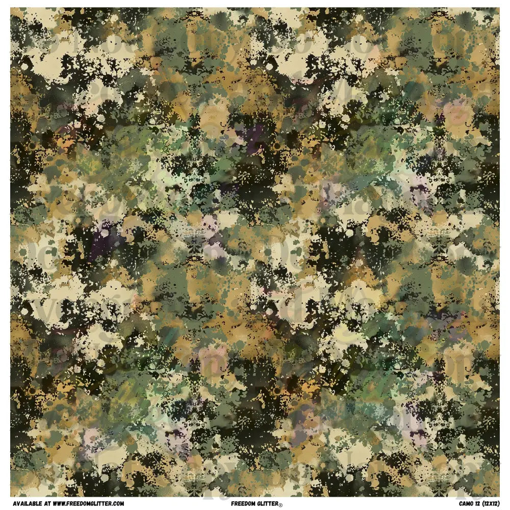 Camo 12 (Printed Vinyl)