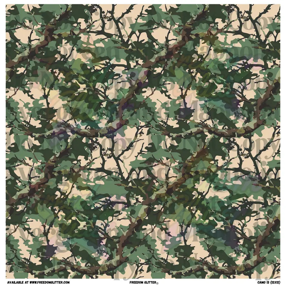 Camo 13 (Printed Vinyl)
