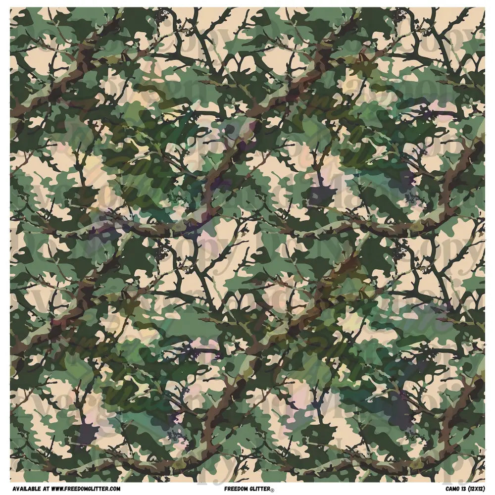 Camo 13 (Printed Vinyl)