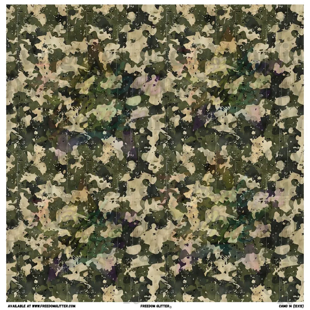 Camo 14 (Printed Vinyl)