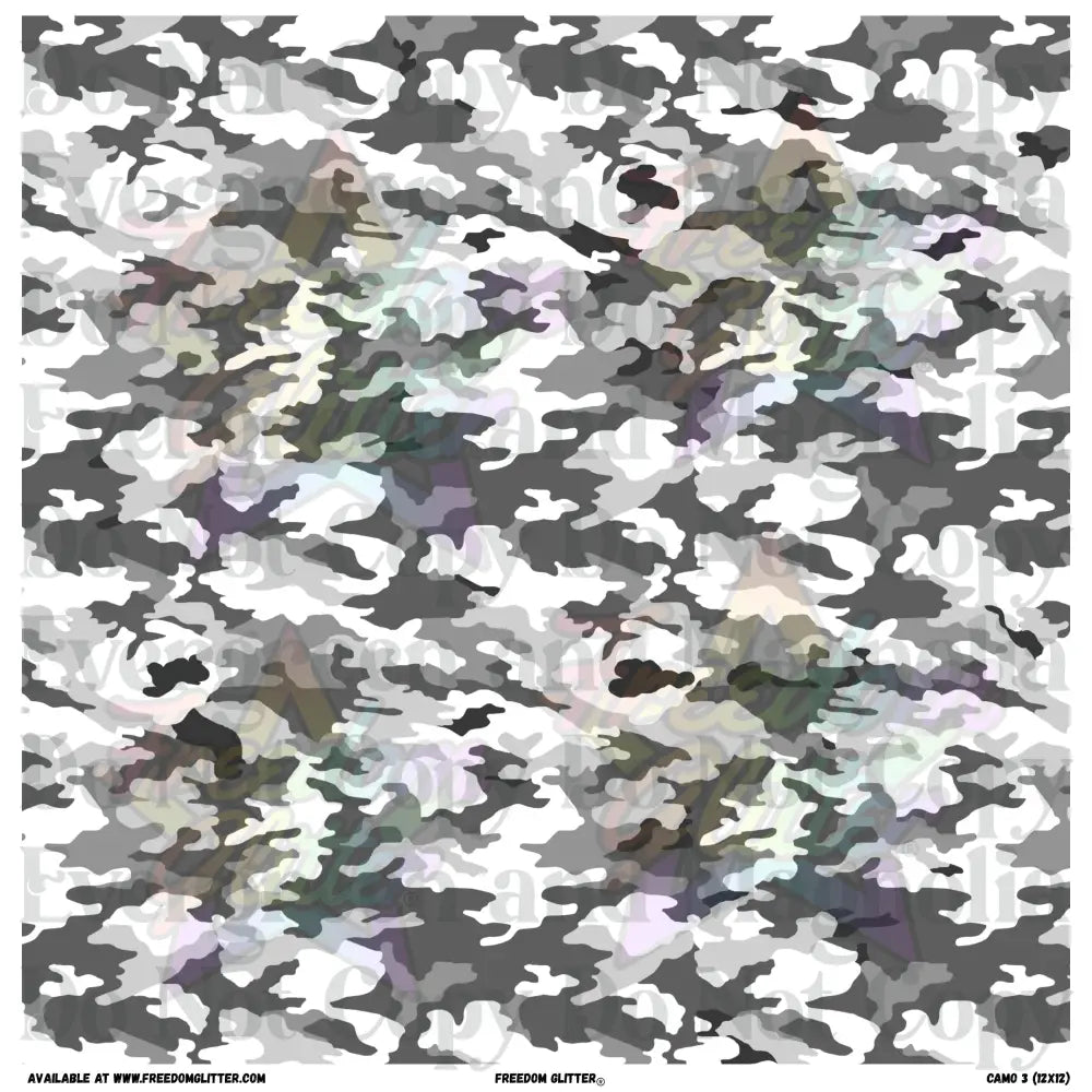 Camo 3 (Printed Vinyl)