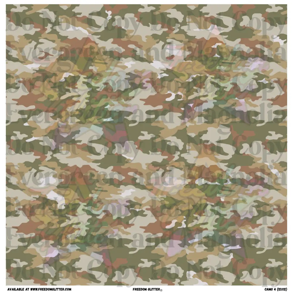 Camo 4 (Printed Vinyl)
