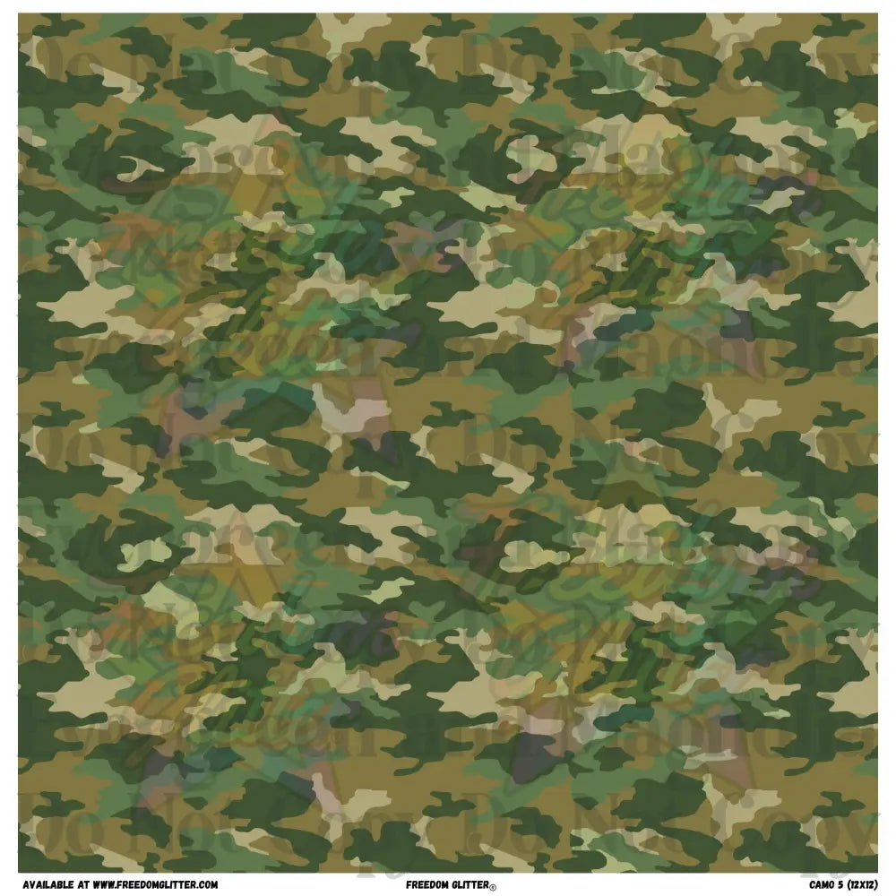 Camo 5 (Printed Vinyl)