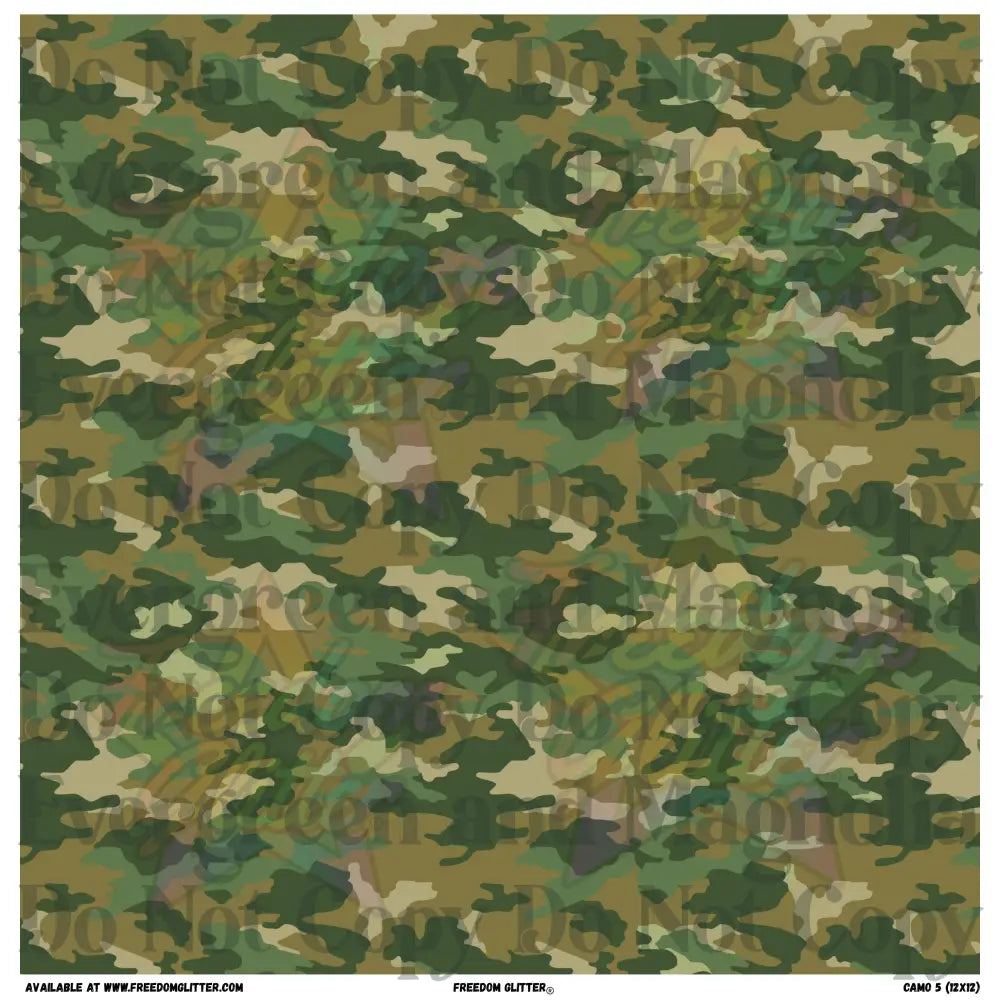 Camo 5 (Printed Vinyl)
