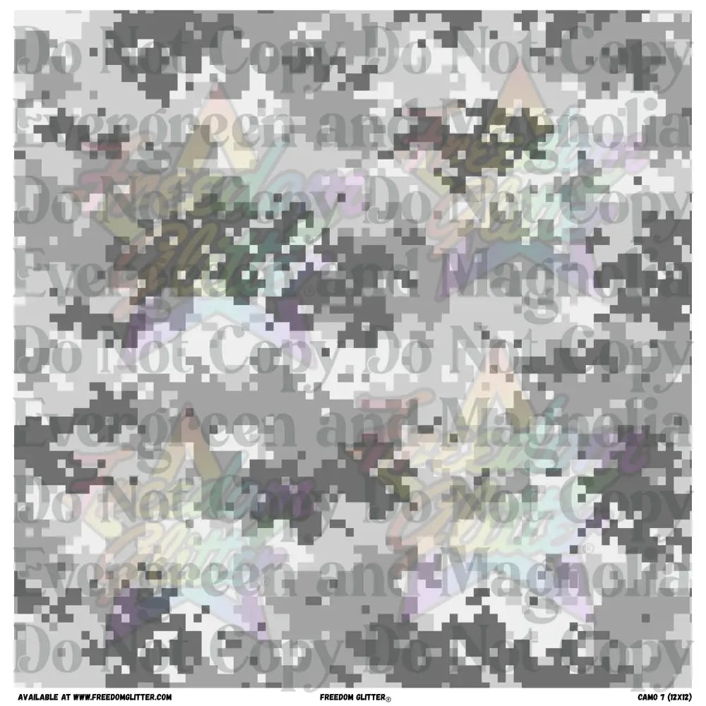 Camo 7 (Printed Vinyl)