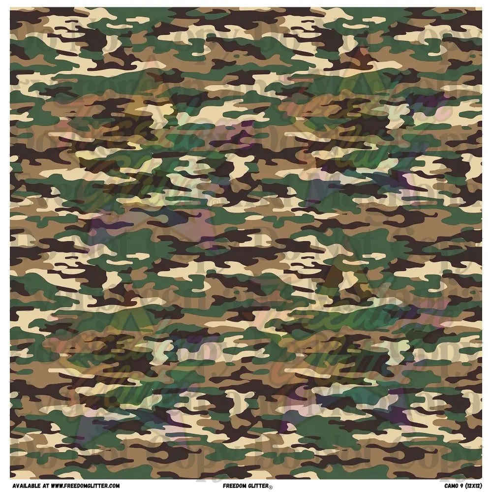 Camo 9 (Printed Vinyl)