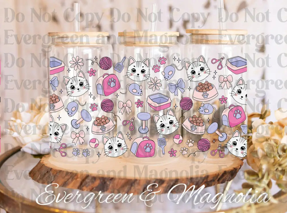 CatMomCup1 UV DTF print