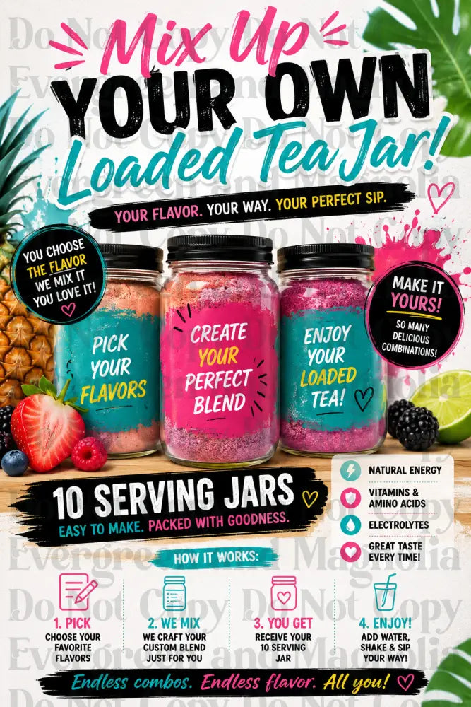 Mix Your Own Loaded Tea Jar
