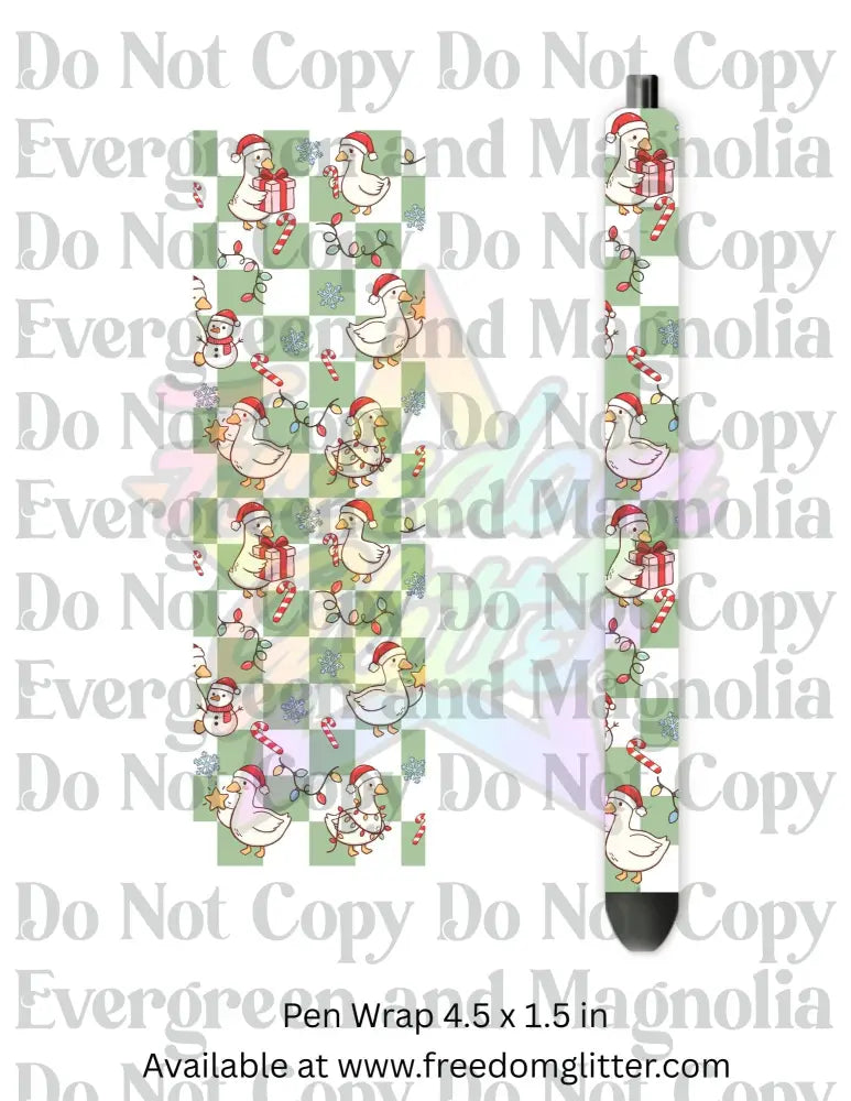 Christmas Geese (Printed Vinyl)