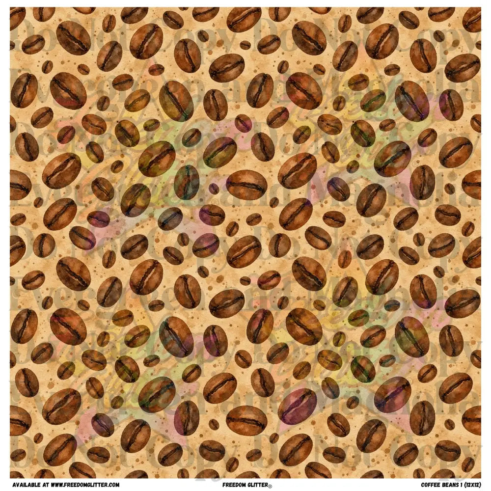 Coffee Beans 1 (Printed Vinyl)