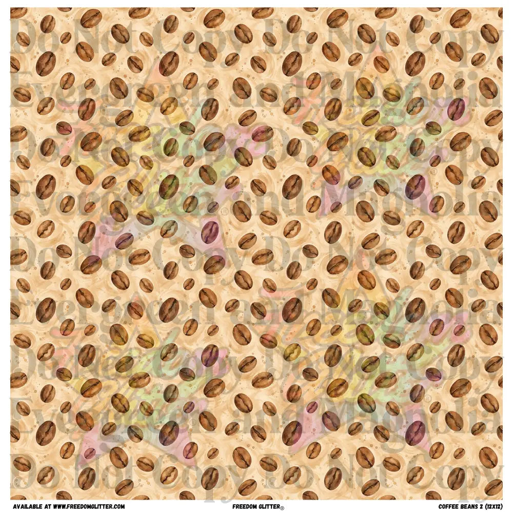 Coffee Beans 2 (Printed Vinyl)