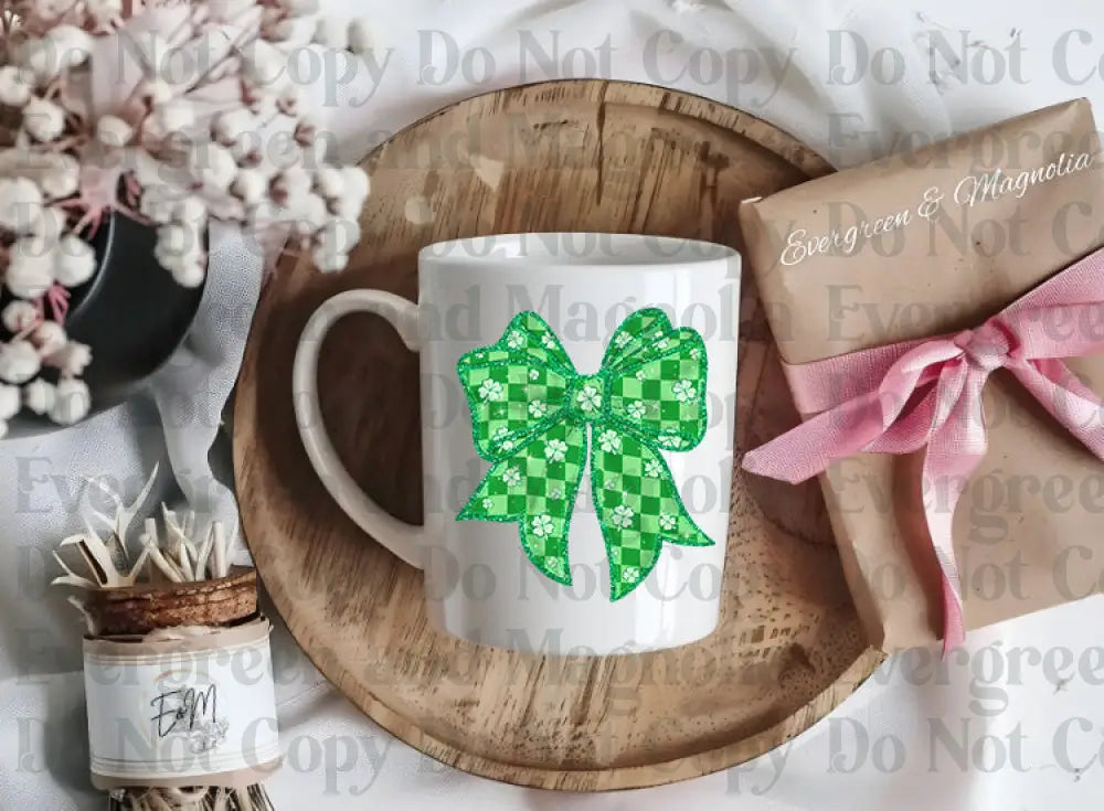 Coquette_Checkered_Clovers Decal