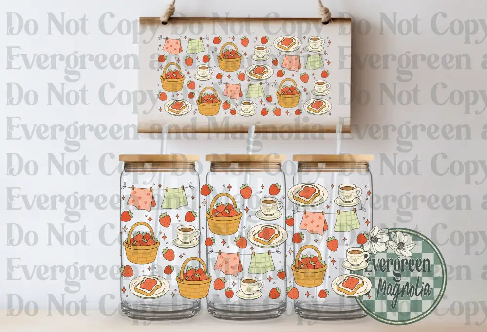 Cottage Core Strawberry Jam