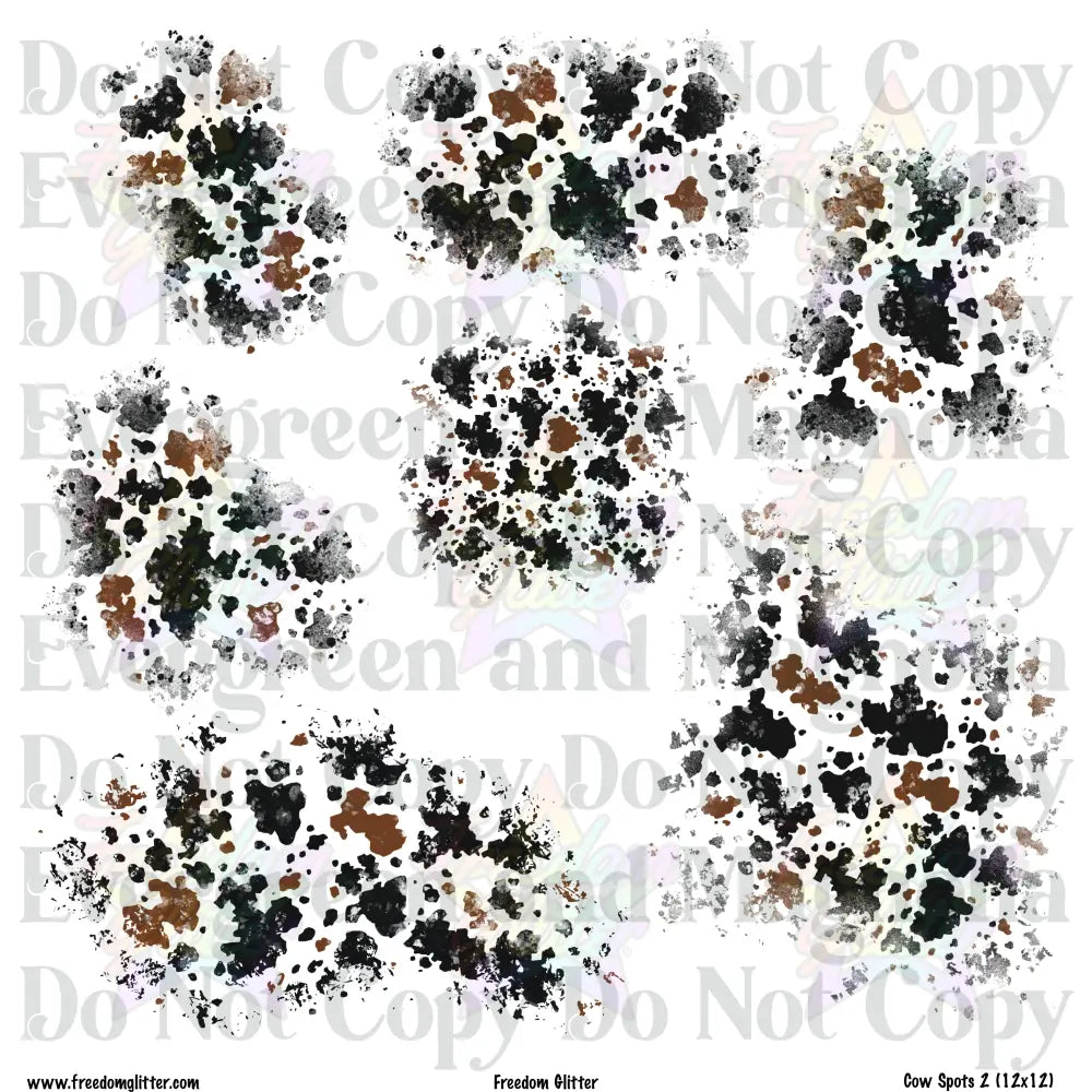Cow Spots 2 (Printed Vinyl)