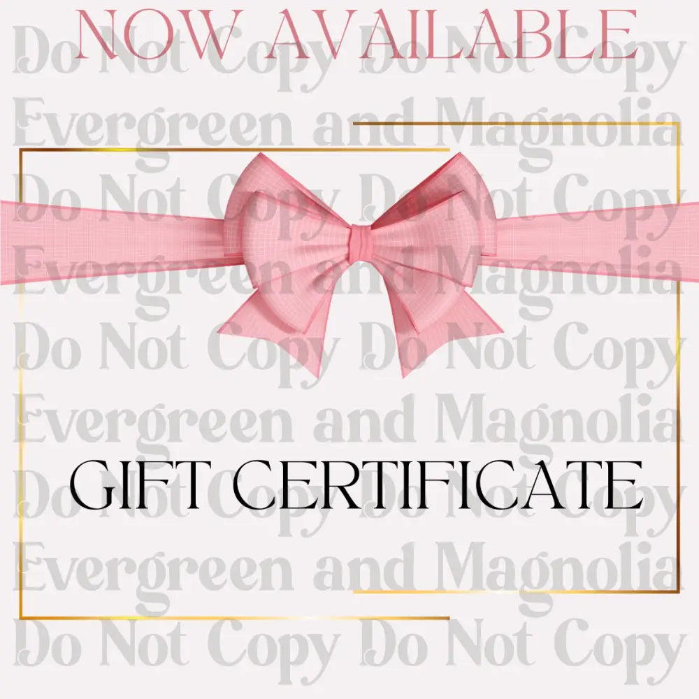 Evergreen & Magnolia Gift Card