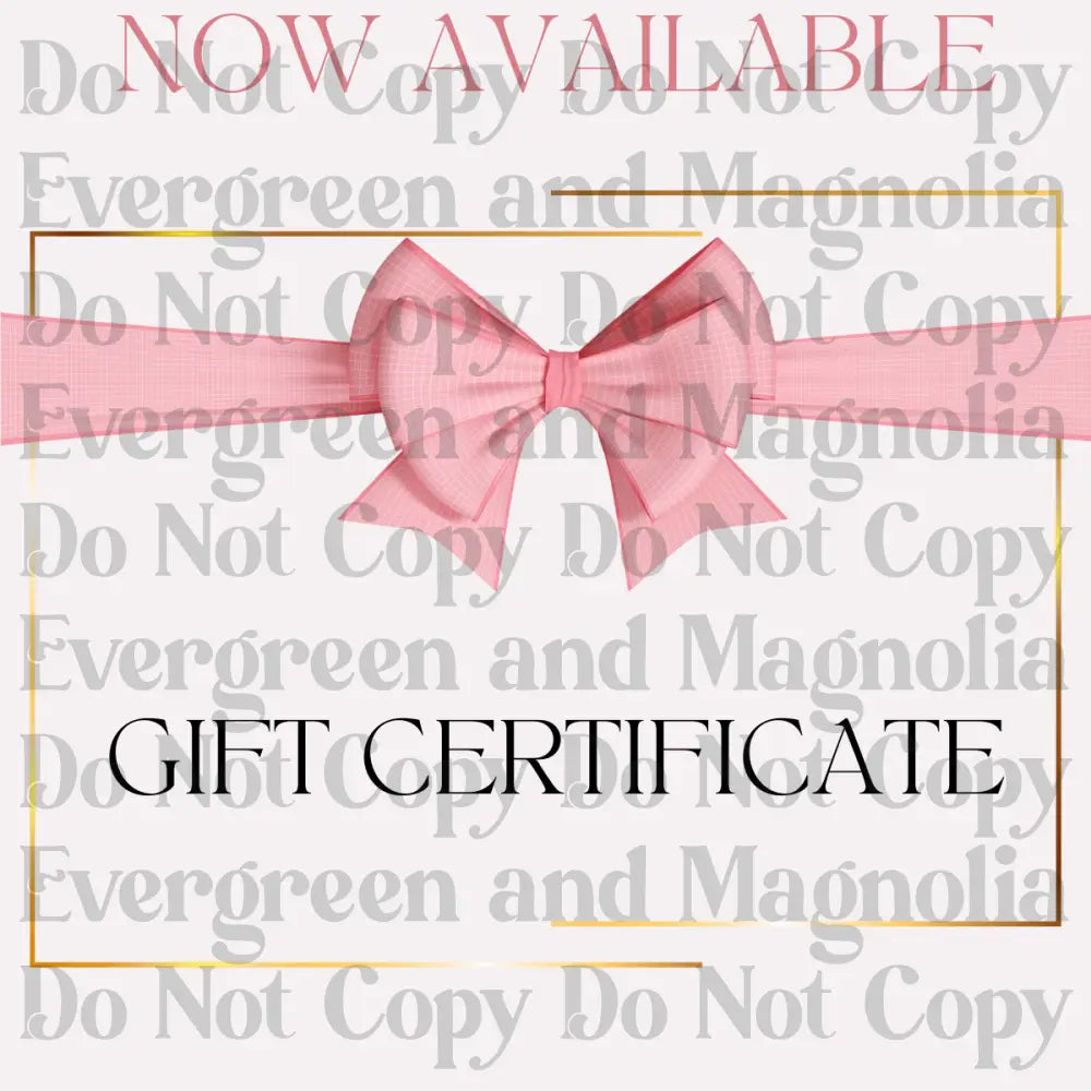 Evergreen & Magnolia Gift Card