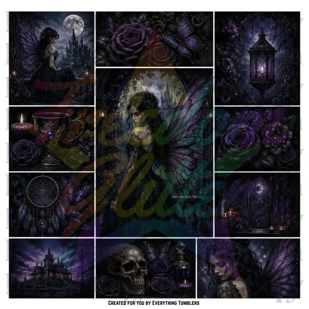 Dark Mystical Fairy (Printed Vinyl)