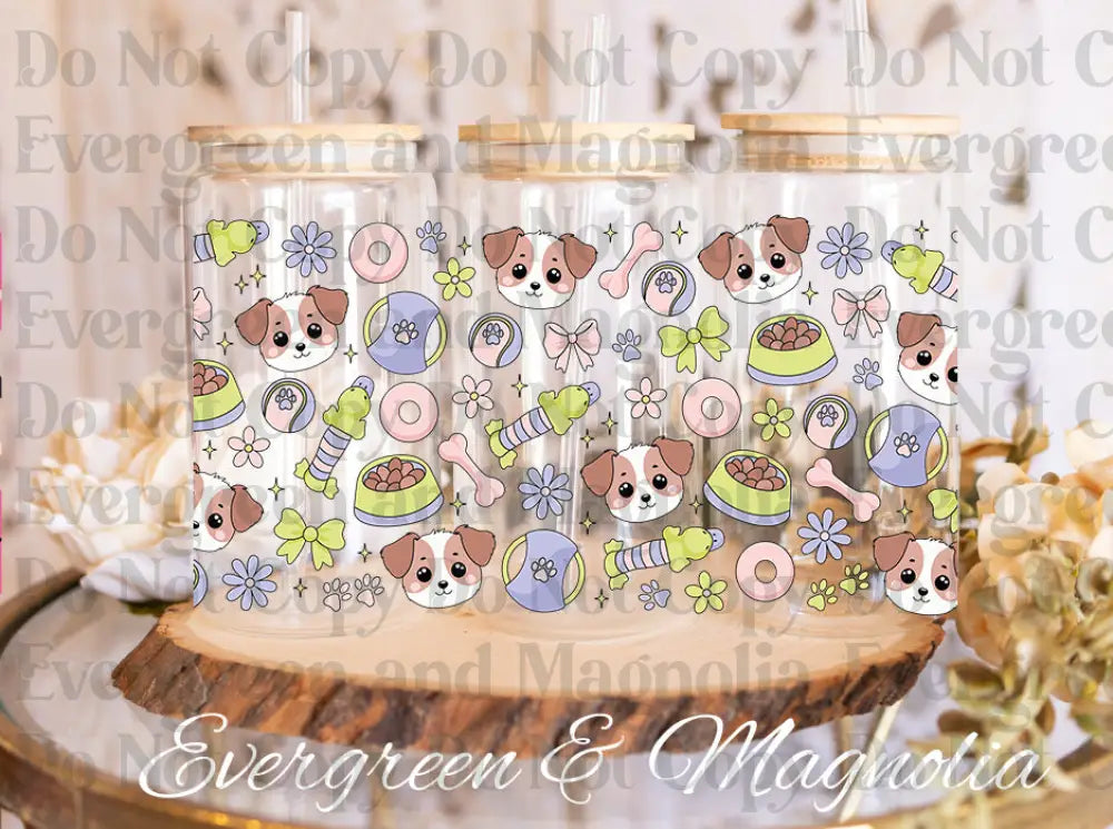 DogMomCup1 UV DTF print