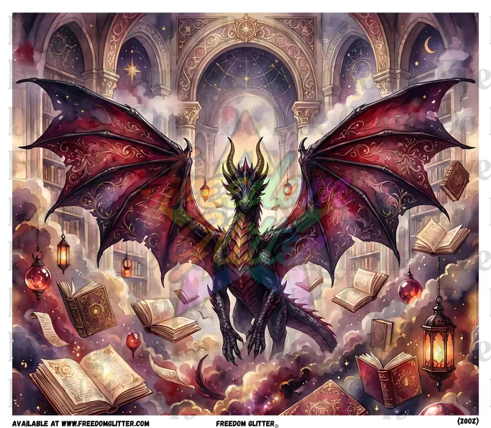 Dragon Fantasy Books Wrap (Printed Vinyl)