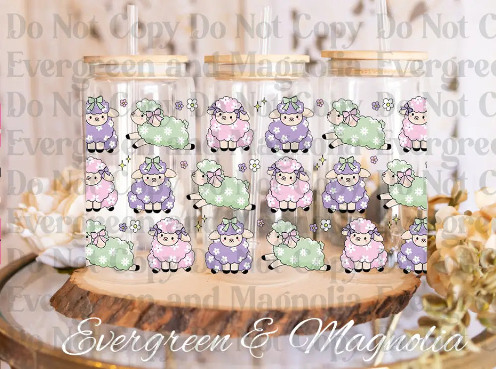 Easterlambscup UV DTF print