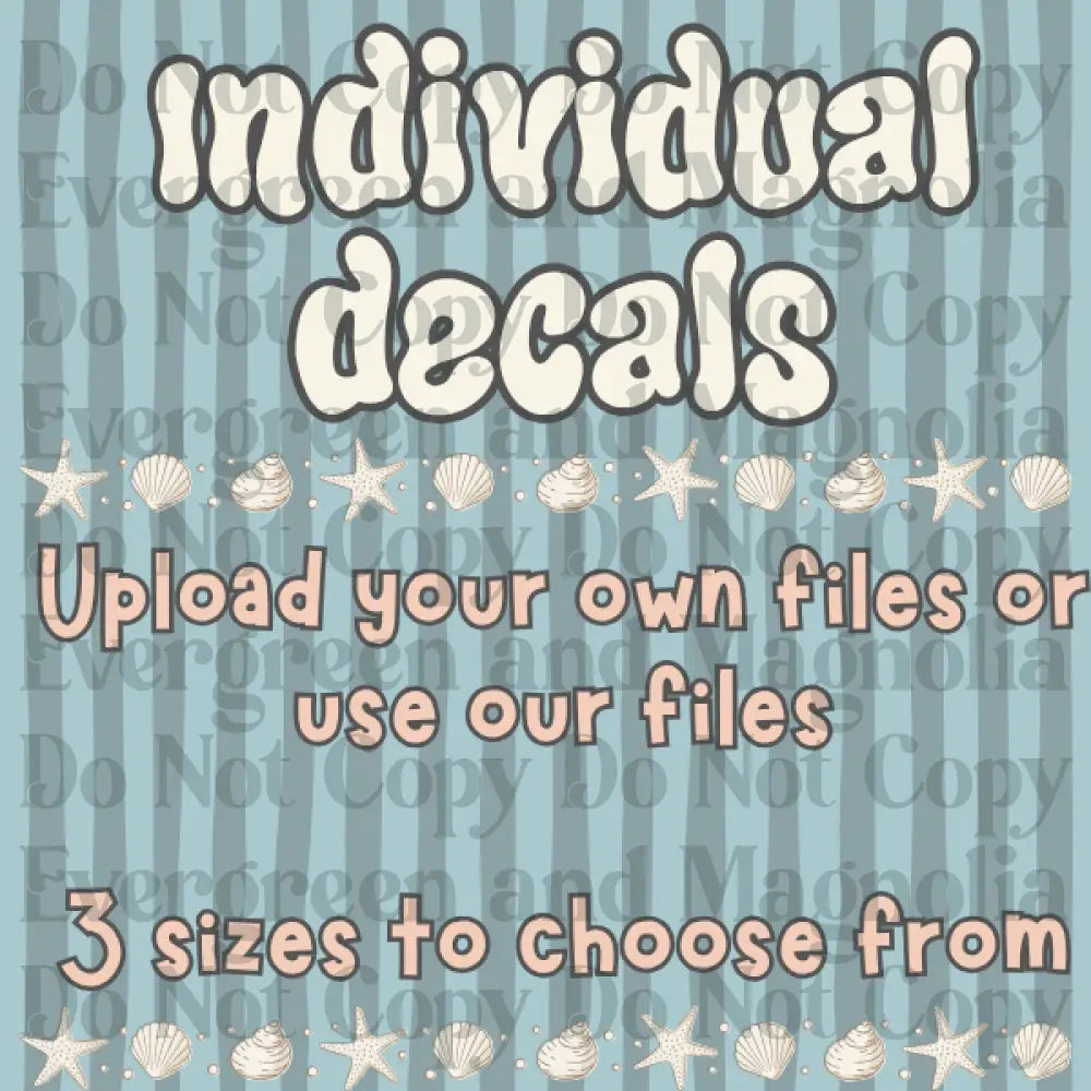 Individual Decals
