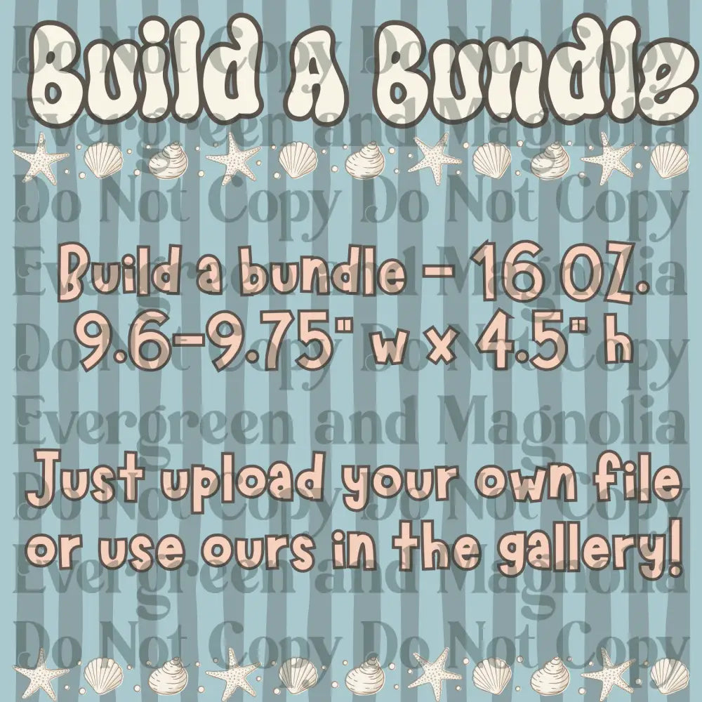 "BUILD A BUNDLE (16 oz Cup wraps) Wholesale