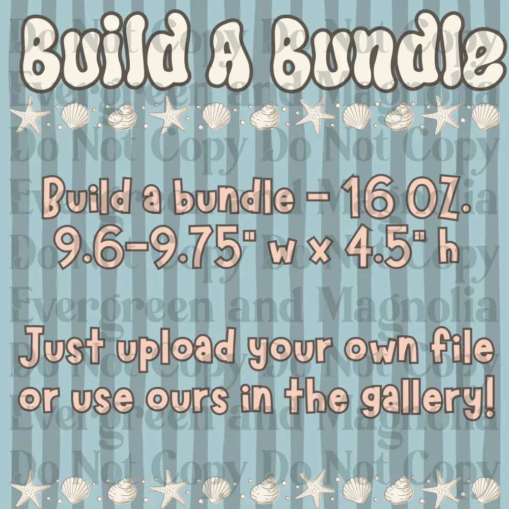 "BUILD A BUNDLE (16 oz Cup wraps) Wholesale
