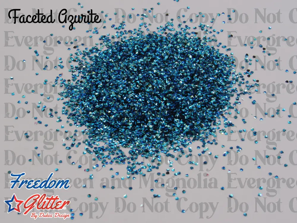 Faceted Azurite (Diamond Glitter)