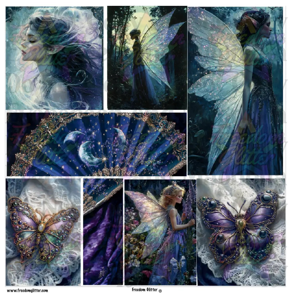 Mixed Image Sheet - Fairies 1 (Printed Vinyl)